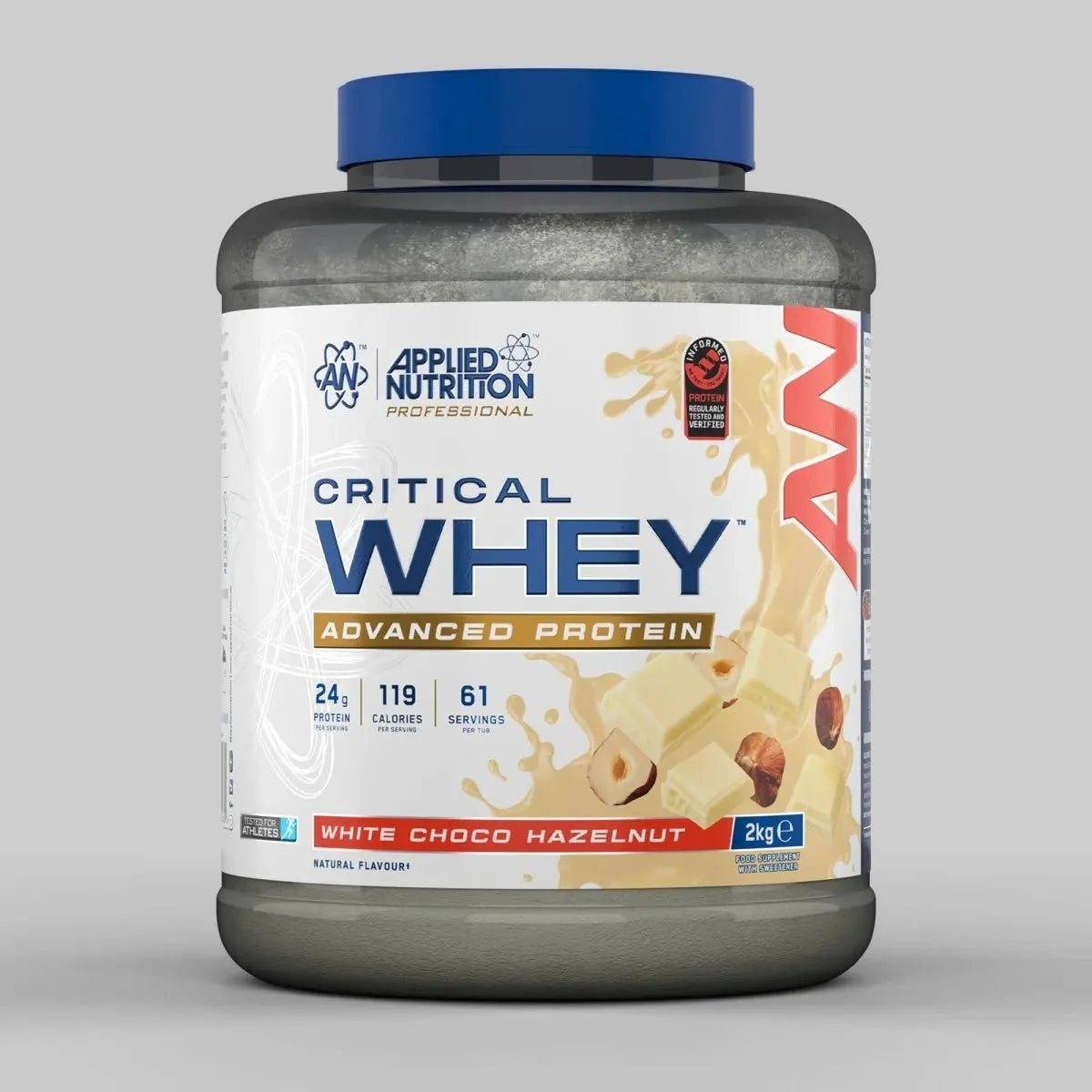 Applied Nutrition Critical Whey Proteīns 2kg + 250g Mikronizēts kreatīns DĀVANĀ