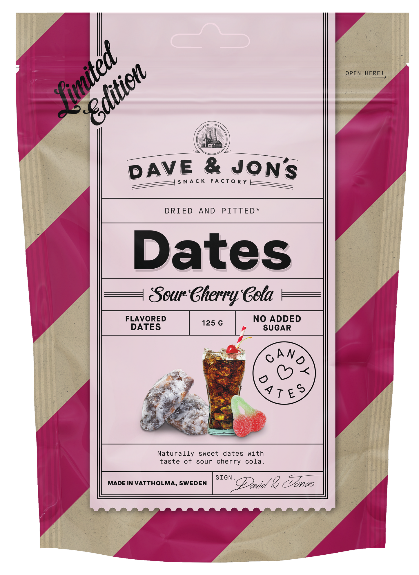 Dave & Jon's Flavored Dates, No Added Sugar (125g)