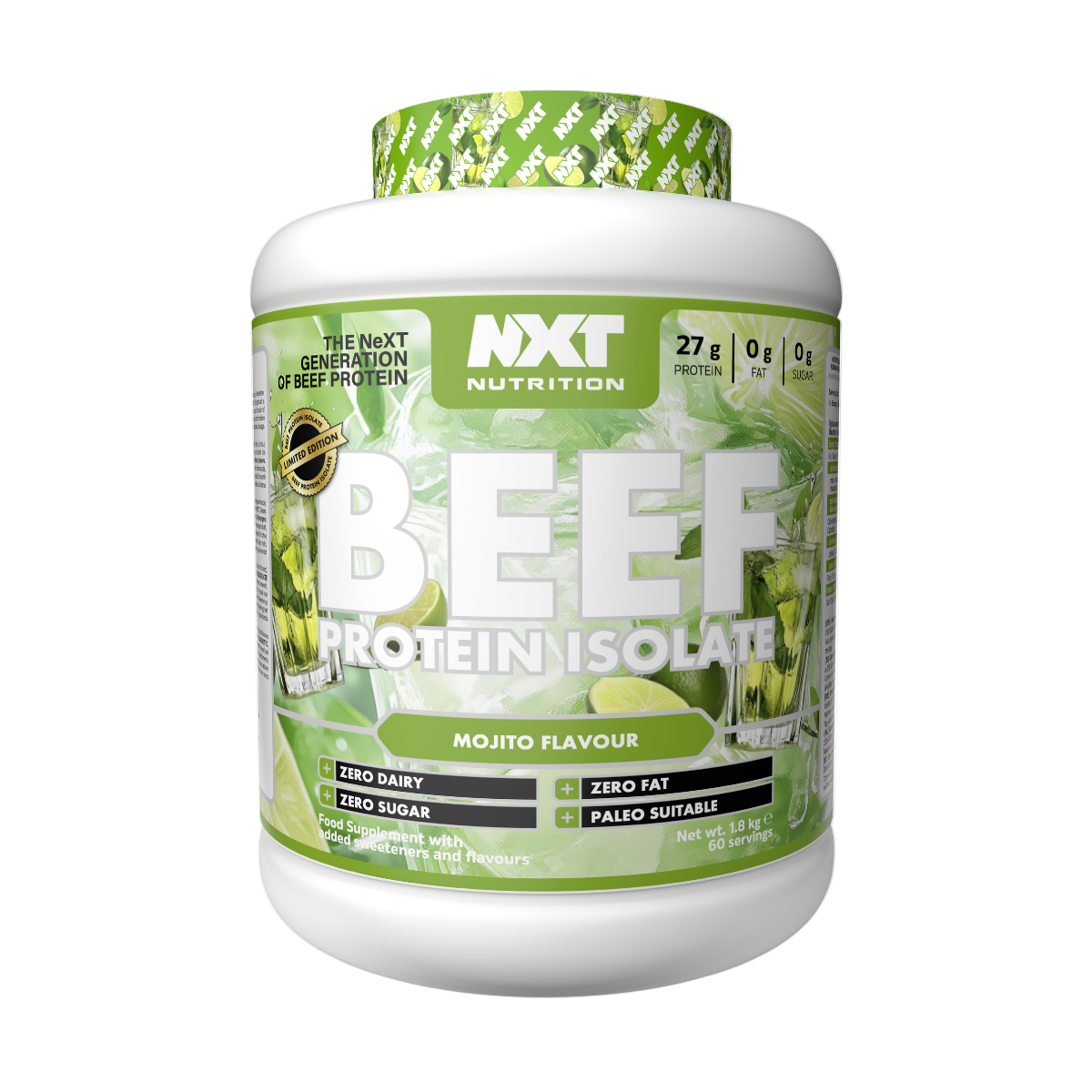 Изолят говяжьего белка NXT Nutrition 1,8 кг