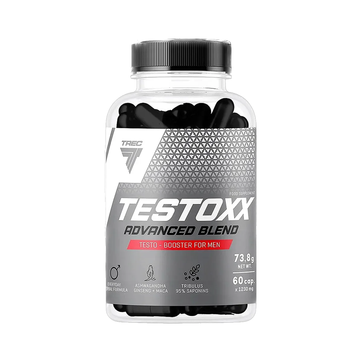 Testoxx – testosterono gamybai ir libido didinimui (60 kapsulių)