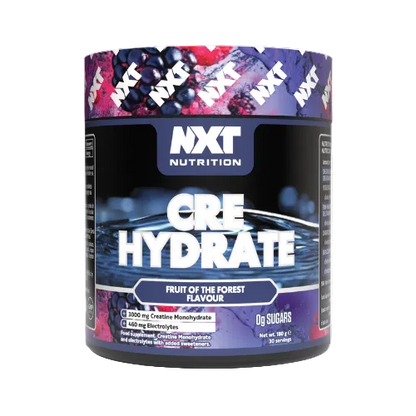NXT Nutrition Cre Hydrate Kreatīns ar elektrolītiem 180g