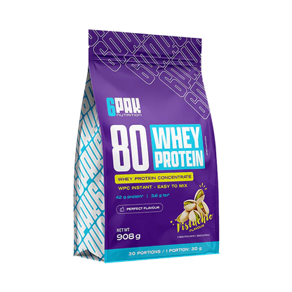 6PAK Whey 80 (sūkalu) proteīna koncentrāts 908g