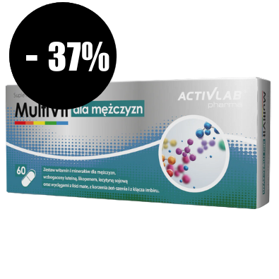 ActivLab Multivit for Men / Multivitaminai vyrams – 60 kapsulių
