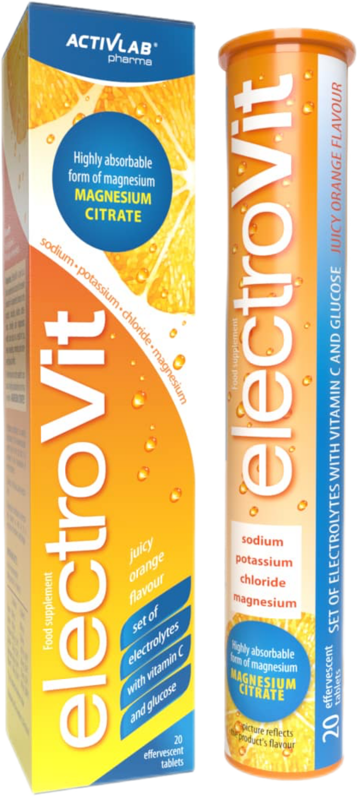 ActivLab ElectroVit / Электролиты – 20 растворимых таблеток, оранжевый