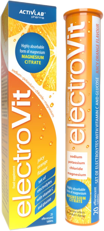 ActivLab ElectroVit / Электролиты – 20 растворимых таблеток, оранжевый