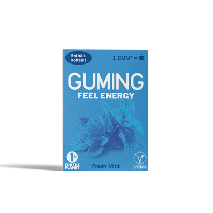 Жевательная резинка GUMING с кофеином (10шт)