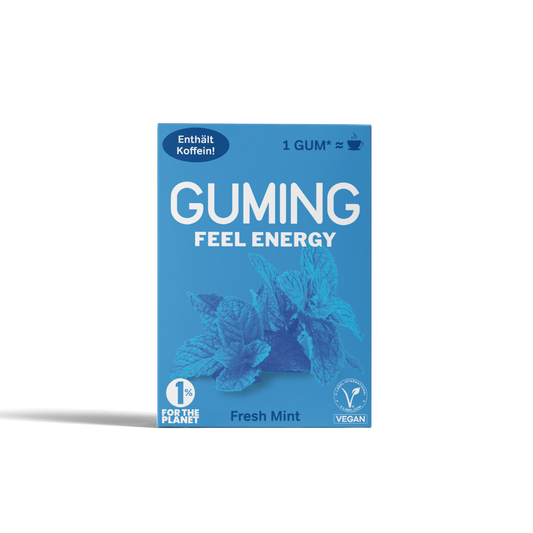 Жевательная резинка GUMING с кофеином (10шт)