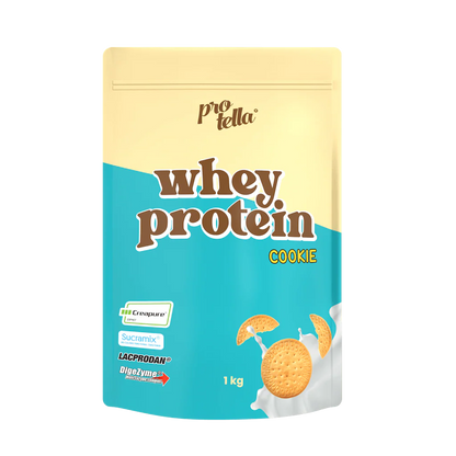 Protella Whey Protein Powder with DigeZyme® digestive enzymes and creatine (1kg)