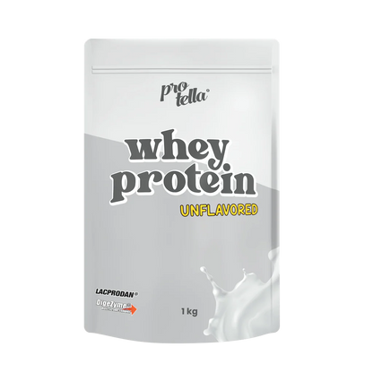 Protella Whey Protein Powder with DigeZyme® digestive enzymes and creatine (1kg)