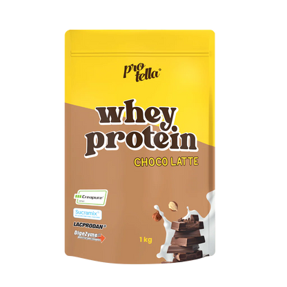 Protella Whey Protein Powder with DigeZyme® digestive enzymes and creatine (1kg)