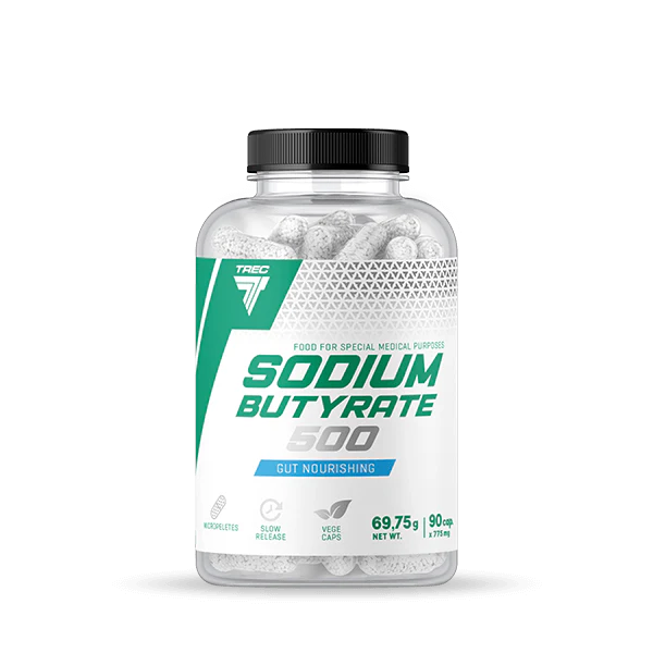 TREC Бутират натрия 500 мг для здоровья слизистой оболочки и стенок кишечника (90 капсул)